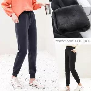 기모 벨벳 밴딩 여자조거팬츠 겨울 트레이닝 조커바지 qWm8+6oQo