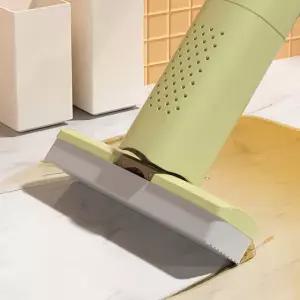 물걸레청소밀대 먼지밀대 간편탈수 미니 펄프밀대 그린