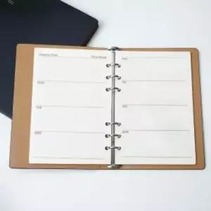 [문구/오피스] 다이어리 속지 6공 A5 리필 180매 주간 노트 정리용