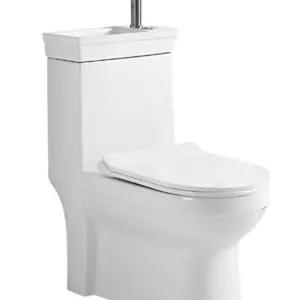 일본식 가정용 세면대 복고풍 냉수 둥근 양변기