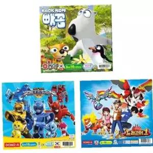 동아 수채화물감 6cc 18색 남아용 파랑 캐릭터랜덤 (1개)