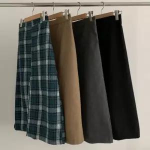 나야홍 브리치 / 빅사이즈데일리치마 T712L501 브레드모직주름롱스커트1144497