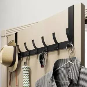 [생활] 도어 후크 7구 방문옷걸이 도어훅 벽고정옷걸이
