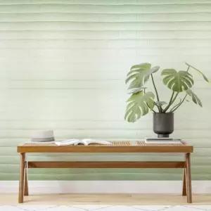 3D 브릭 폼블럭 접착식 단열 벽지 1mX10m 민트