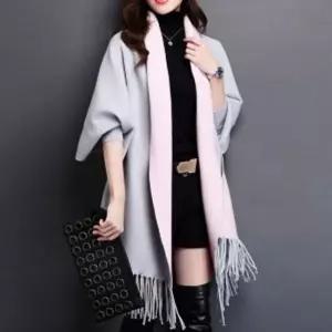 가디건 니트 망토 머플러 사무실 관공서 믹스 숄 24EWFBB86D