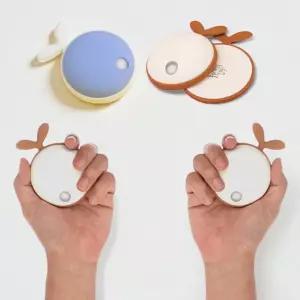 휴대용 충전식 트윈 손난로 보조배터리 양면손난로 충전핫팩