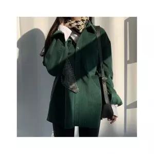 니까 남녀공용 퀸제이 오버핏 골덴 남방 빅사이즈 코듀로이 셔츠 자켓1178073