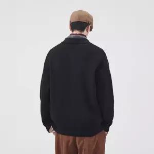 남자 니트 항볼사 터틀넥 추동 가디건 고정밀 봄가을 칼라넥 원픽3