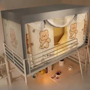 2층 침대 난방텐트 보온 싱글 사각 방한텐트 암막 기숙사