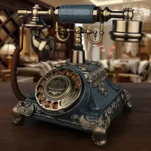 레트로 전화기 장식 벽걸이 카페 인테리어 컬러버튼형 클래식