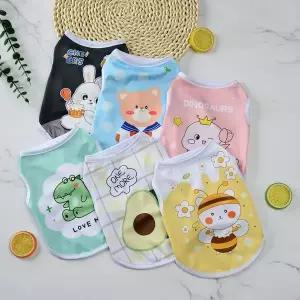 반려동물 강아지 고양이 링 나시티 잠옷 강아지쿨링옷