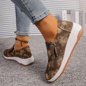여성 가을 플랫 슈즈 슬립온 빅사이즈 로퍼 라운드 단화 스니커즈 원픽3