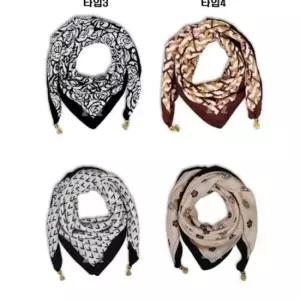 스카프 여성 자석 단추 고급 가을 봄 간편한 스카프 고급 가을 간편한