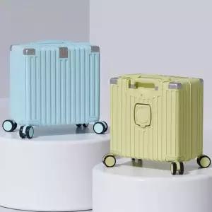 뮤즈큐브 스마트 트래블러 18인치 기내용 캐리어 저소음바퀴 USB포트 컵홀더)