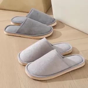 데일리 착용 포근한 패브릭 슬리퍼 겨울패브릭슬리퍼 포근한패브릭슬리퍼 데일리슬리퍼