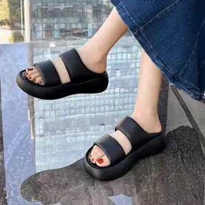 푹신한 발편한 슬리퍼 쿠션 샌들 키높이 RS1001 여성슬리퍼 발편한슬리퍼 발편한신발