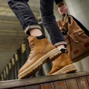 남자 클래식 케주얼 털 기모 방한 부츠 워커 2컬러 남자런닝화 남자운동화 남성스니커즈