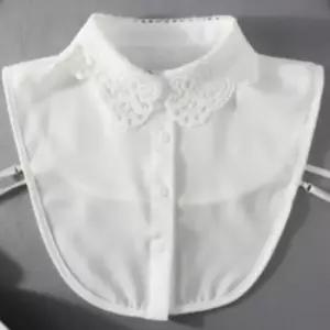 여성 넥케이프 이너 카라 망사 블라우스 페이크카라 넥케이프 목폴라 목카라 이너카라