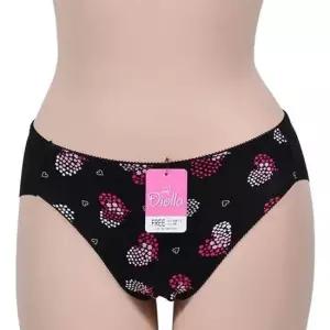 팬티 비비드 컬러 삼각 패턴 누디 별하트 컬러 별하트 패턴 누디 삼각팬티