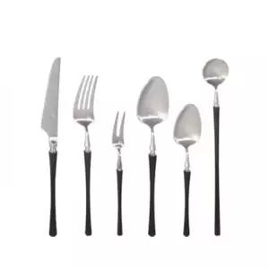 벨르 디저트 식기 실버블랙) 유럽식커트러리 티스푼 디저트커트러리 스텐레스식기