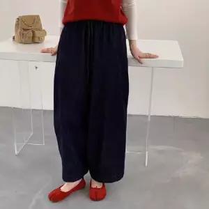 바지 가을 청바지 배기핏 밴딩 슬림핏 와이드 여자청바지 원템3