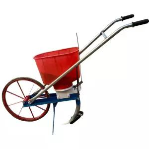 비료살포기 씨앗 심기 파종기 수동 푸시 퇴비 트랙터