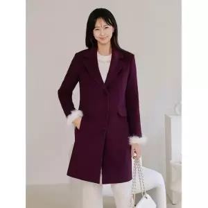 드리다 여성 겨울 울 블렌딩 빅사이즈 정장 롱 자켓 코트 40-50대 미시 중년여성 엄마옷 하객 모임 상견례