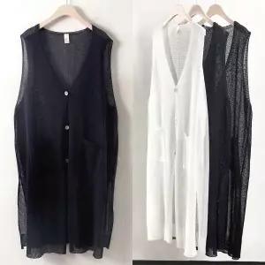 빅사이즈 RM 디어니트롱조끼(0321H) 여성의류 오버핏 QzZ7+6Nad