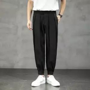 바지 캐주얼 남친 배기핏 초가을 정장 조거 하이 스트리트 바이브 주니어 원픽3
