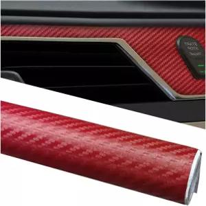 GAOLAOSY 자동차 3D 탄소 섬유 랩 스티커 데칼 5피트 x 1피트 공기 방출 비닐 오토 바디 롤 필름 장식