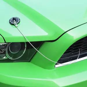 체로카 후드 핀 래치 잠금 외관 키트 유니버설 스타일 모든 차량 외장 액세서리 CNC 알루미늄 합금 블랙