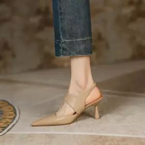 2238 여성슬링백 여름샌들 하이힐 여성구두 Jge7+5hNc