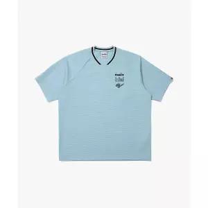 디아도라 diadora 알파로메오 시어서커 반팔 티셔츠 SKY BLUE D4223LWT74SKD 433524