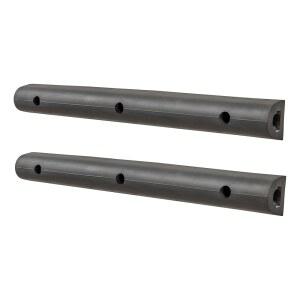 루버네 2090616 2 20인치 범용 고무 범퍼 가드 프로텍터 스트립 로딩 도크 리어 패드 범프 스톱 2팩