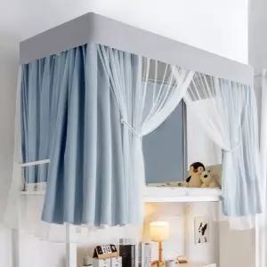 학생 침대 기숙사 캐노피 커튼형 일체형 모기장