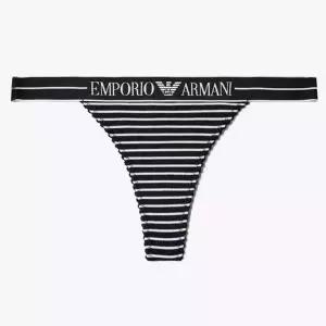 엠포리오 아르마니 언더웨어 스트라이프 로고 밴딩 티팬티(0825110530) 0825110530-EIC