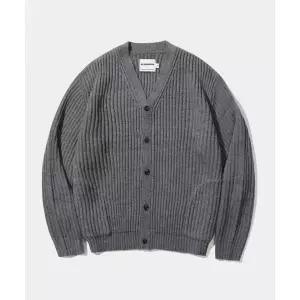 매장정품[브랜드명]디미트리 블랙 DIMITRI BLACK ASI 에센셜 베이직 니트 가디건_차콜 그레이ABDDKH01CH103