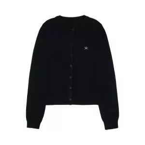 매장정품[브랜드명]THE COLDEST MOMENT TCM mini logo knit cardigan (black)25082545102575