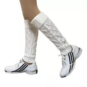 Golf1004 꽈배기 니트 골프 레그워머 토시 니삭스