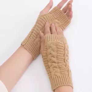 꽈배기 니트 핸드 워머 겨울 손등 암 워머 손토시 kvX9+6FlG