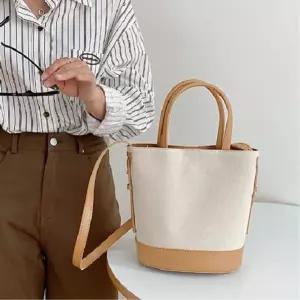 캔버스 (이거찜) 베스트 버킷백 심플 / 캔버스백/ 토 LHu7+1lrz