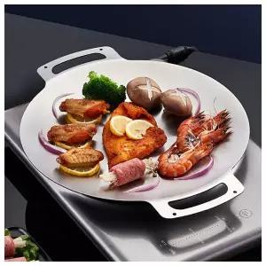 만능큐 스텐 그리들(40cm) (손잡이+가방포함)