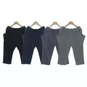 옆주머니 7부 배기바지 DM-5611 7부바지 밴드바지 배기바지 배기팬츠 냉감바지