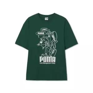 매장정품 PUMA 푸마 푸마ⅩLMC 그래픽 반소매 티셔츠 - 그린 940067-03 1147526
