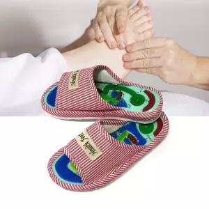 가정용 사무실 지압 슬리퍼 발지압 마사지 실내화 bMF7+3Rox