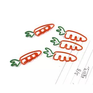 학생 직장인 다이어리 꾸미기 당근 캐릭터 북마크 책갈피 독서 클립 5개입