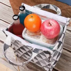 엘레무르) 클래식 북유럽패턴 보온보냉백 쿨러백 보온보냉가방 런치백 도시락가방 피크닉가방 여행용파우