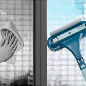 올인원 만능 방충망 유리창 모기장 먼지 클리너 먼지 제거 스퀴지