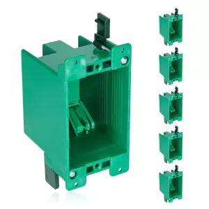 사이브선 6팩 전기 콘센트 박스 올드 1 건식 워크 리모델링 UL 벽체 목록에 등재됨 플라스틱 갱 접합