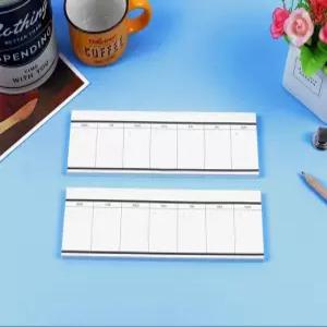 스케줄러 플래너 주간 계획표 위클리 메모 패드 사무용 체크리스트 탁상용 1P